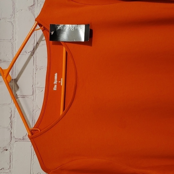 NWT! Kim Rogers Elbow Ladder Sleeve Shirt - Picture 2 of 7